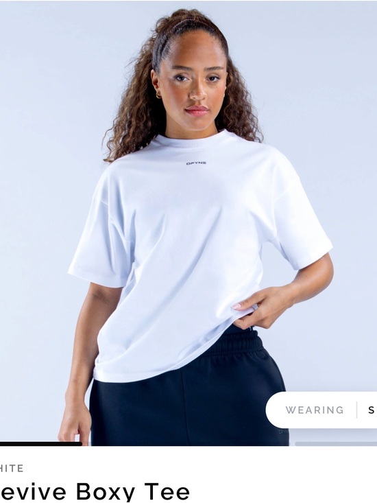 Dfyne Tops - White Revive Boxy Tee dfyne top